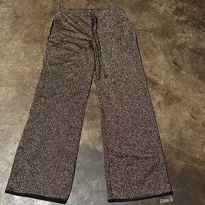 Women's Black and shimmery Knit Pants